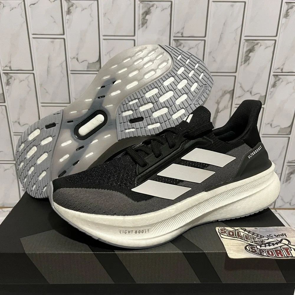 New Adidas Ultraboost 5X Ultra Boost Running Shoes Black Grey White Training